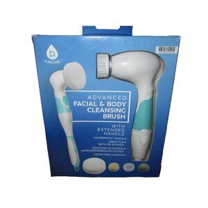 Pursonic Advanced Facial & Body Cleansing Brush with Extended Handle FC190AO